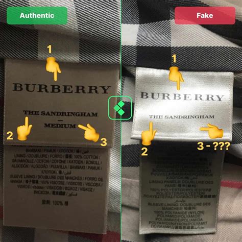 how to tell a fake burberry tie